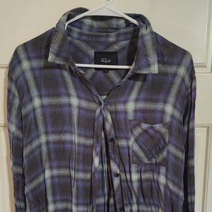 Rails Plaid button up